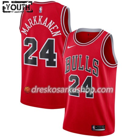 Dječji NBA Dres Chicago Bulls Lauri Markkanen 24 Nike 2019-20 Icon Edition Swingman